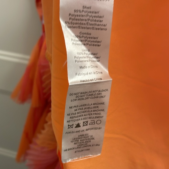 Hutch x Anthropologie Sleeveless Tulle Bow‎ Mini Dress Size 14 - Picture 14 of 16